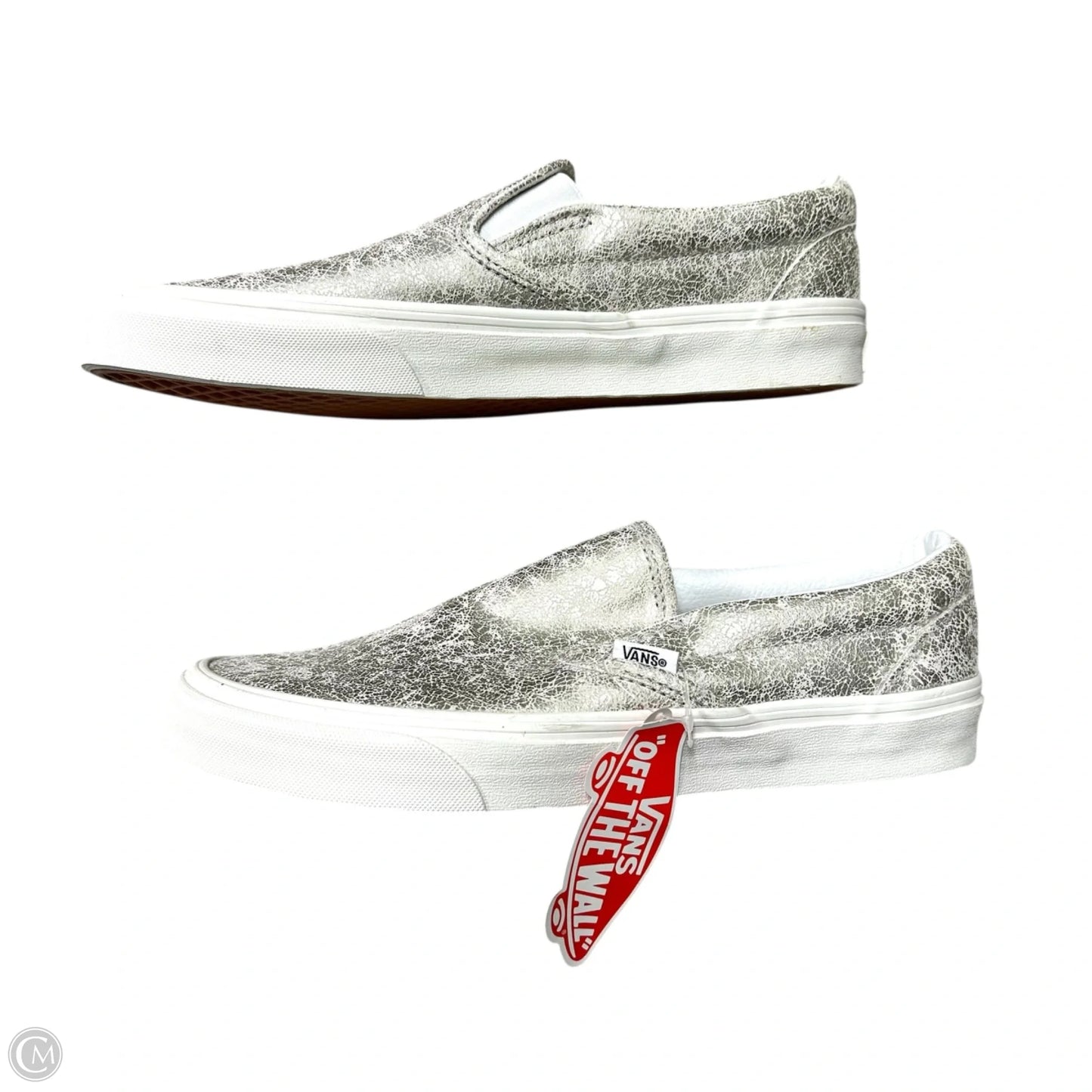 Shoes Sneakers By Vans In Gold, Size: 10.5