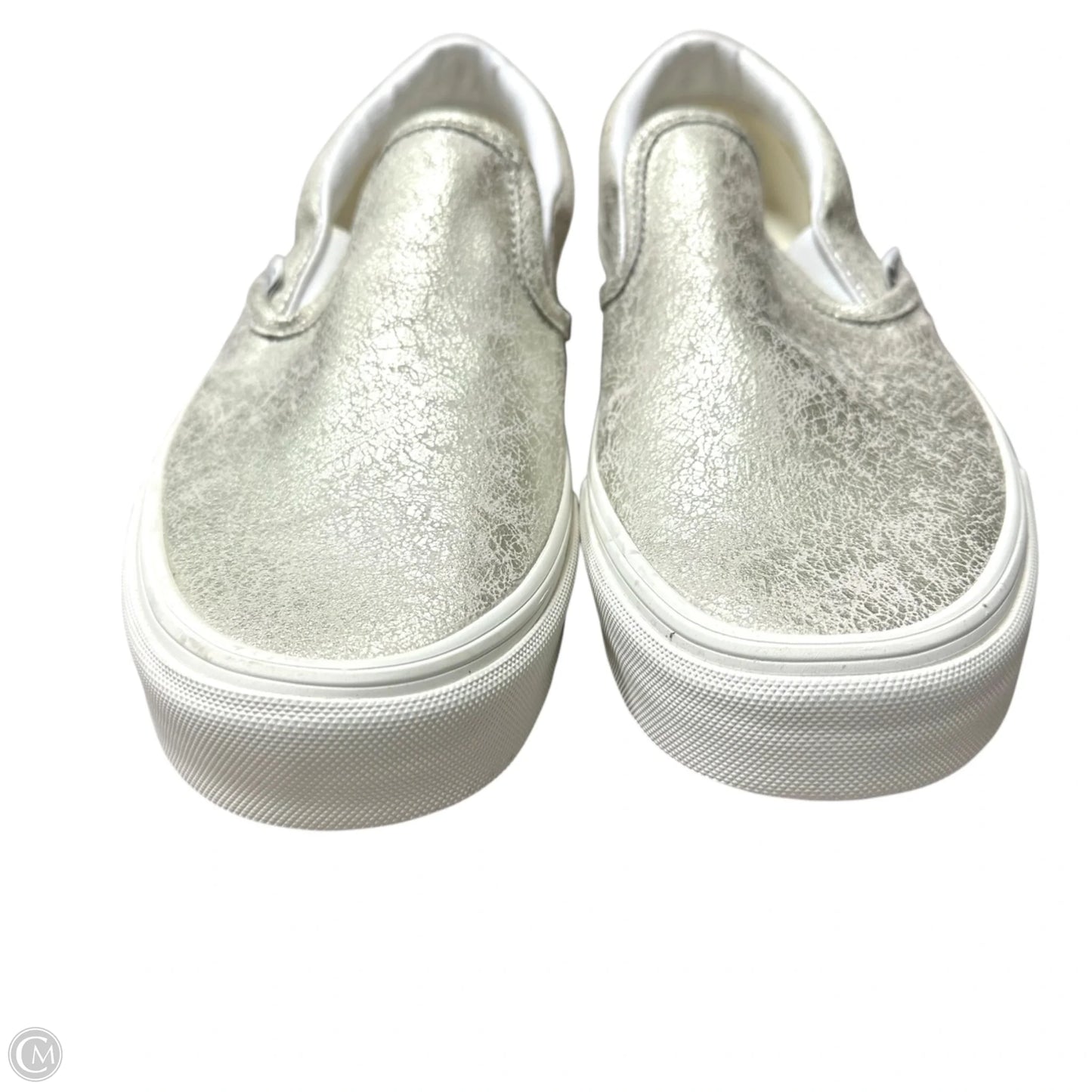 Shoes Sneakers By Vans In Gold, Size: 10.5