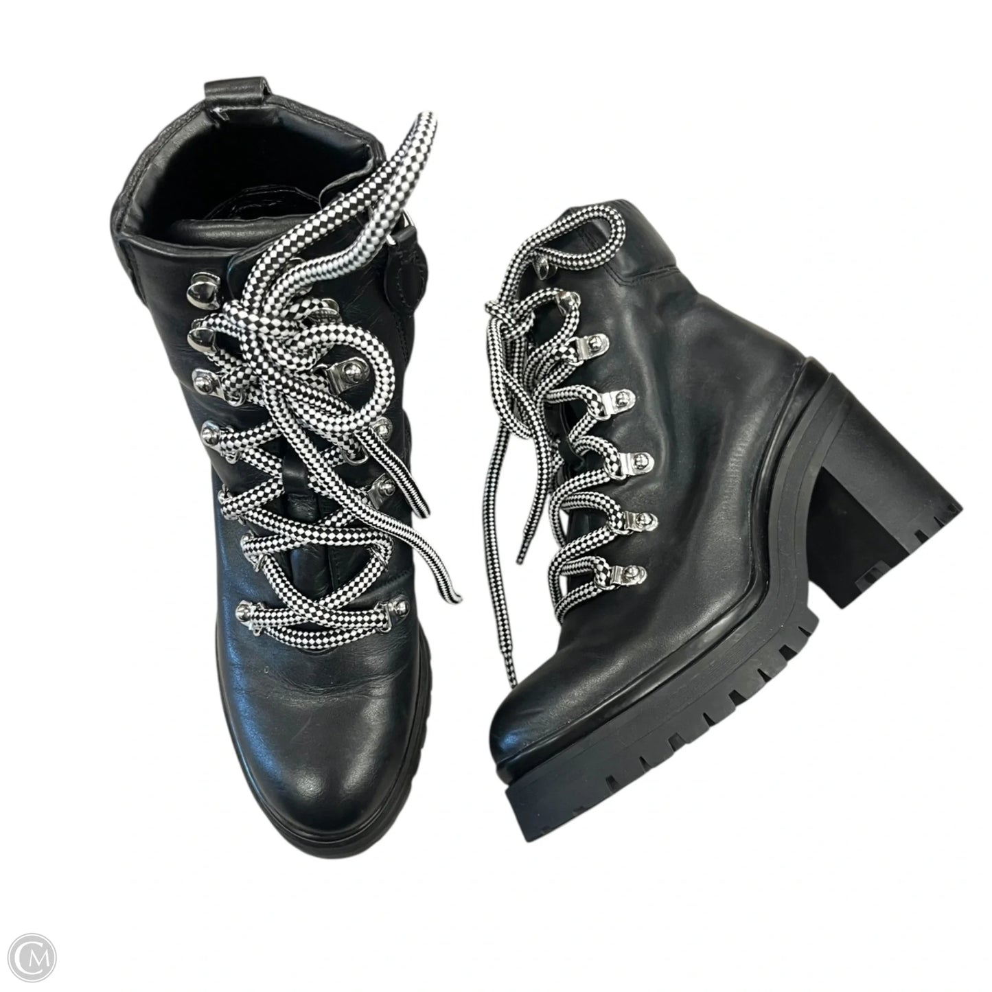 Boots Designer By Rebecca Minkoff In Black, Size: 6.5