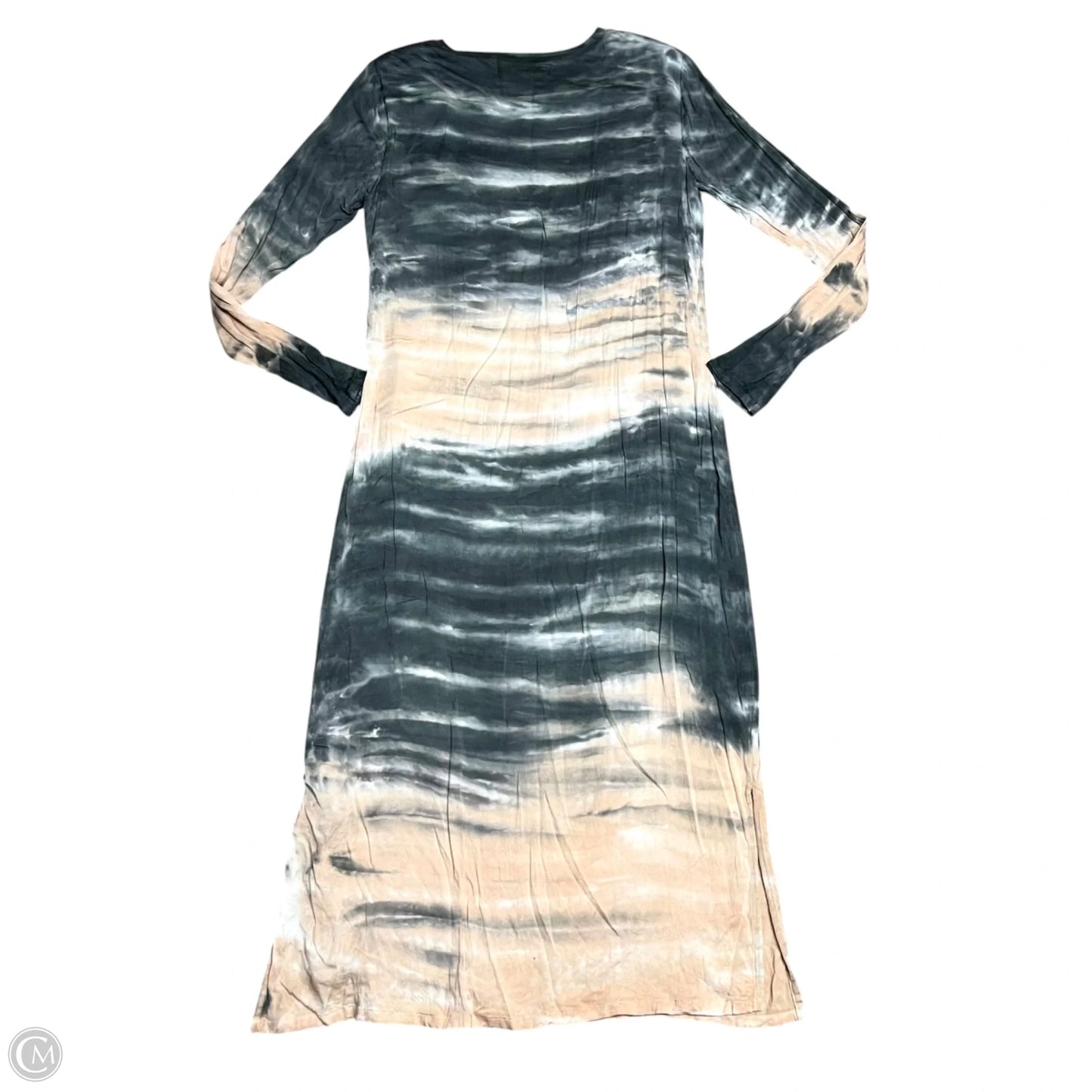 Dress Casual Maxi By Dolan Left Coast In Grey & Tan, Size: Xs