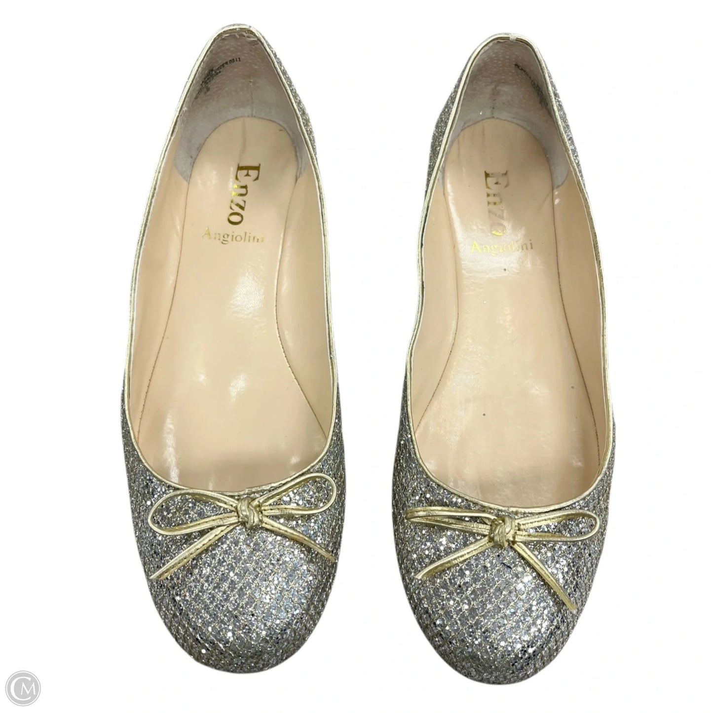 Shoes Flats By Enzo Angiolini In Gold & Silver, Size: 9