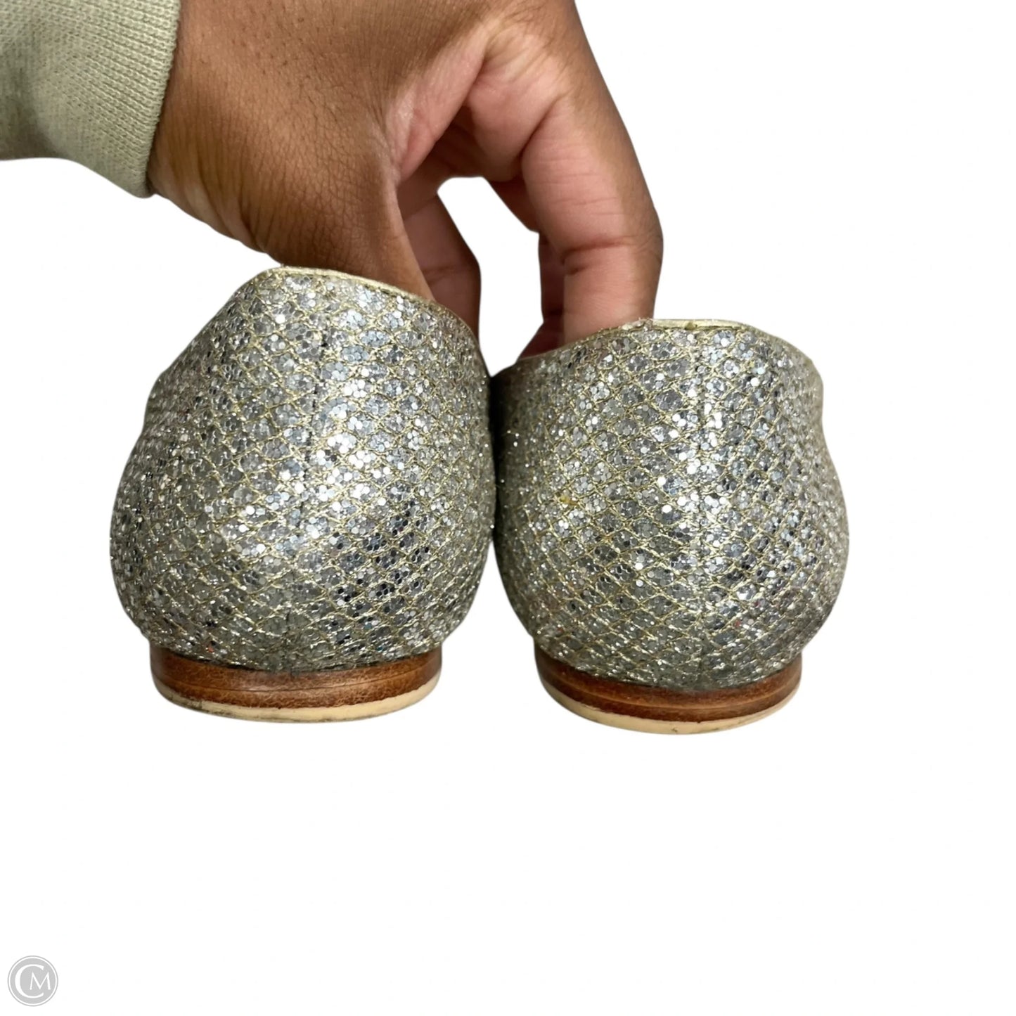 Shoes Flats By Enzo Angiolini In Gold & Silver, Size: 9