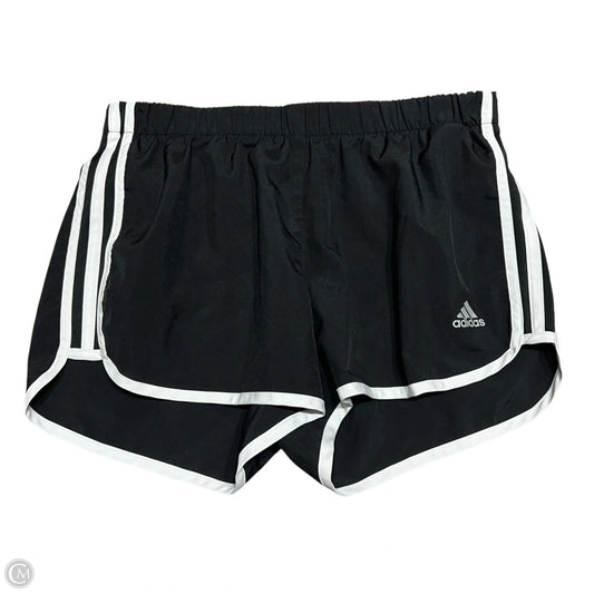 Athletic Shorts By Adidas In Black & White, Size: 4