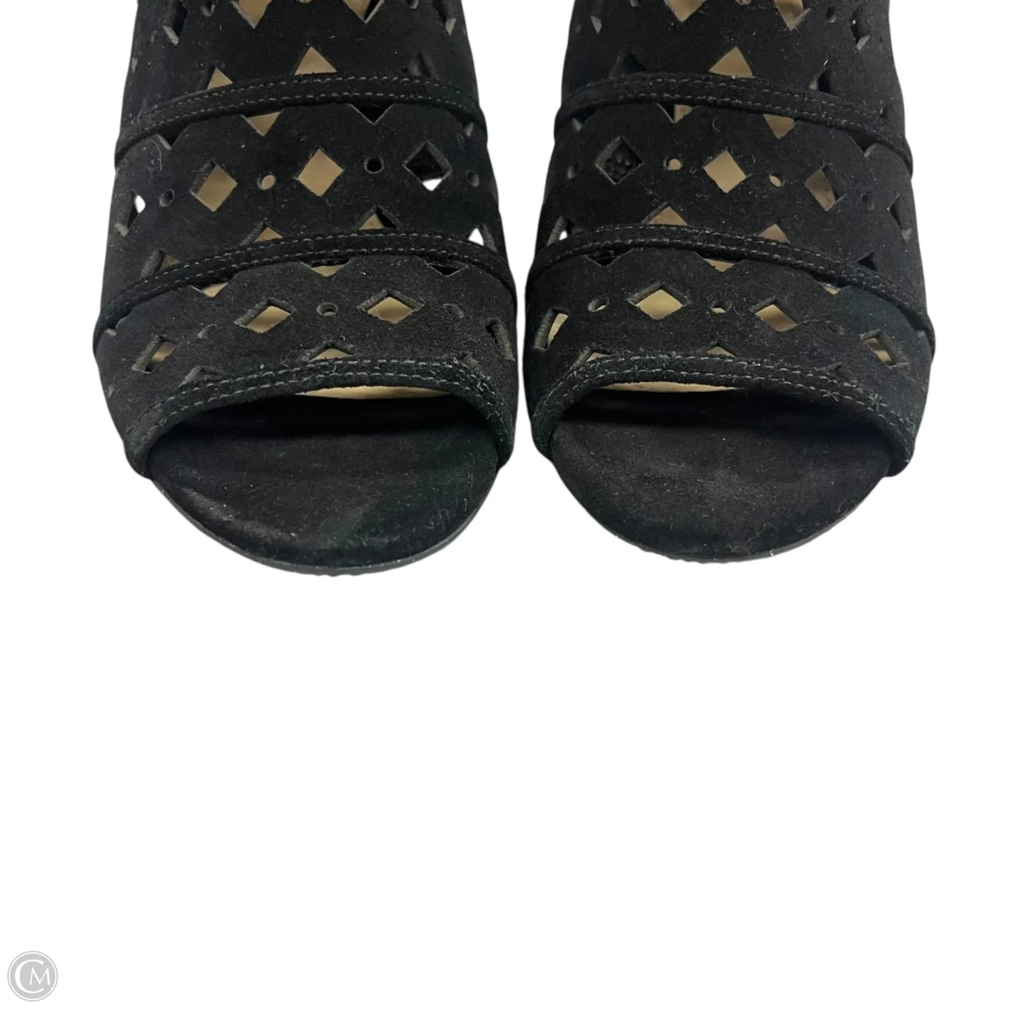 Sandals Heels Wedge By Michael By Michael Kors In Black, Size: 7