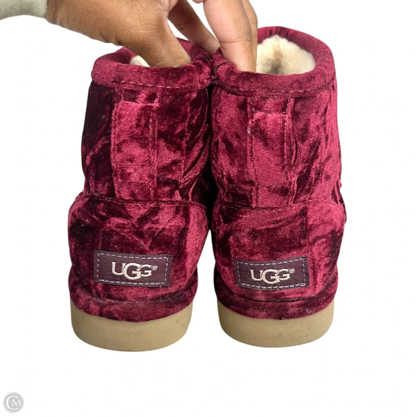 Boots Designer By Ugg In Red, Size: 8