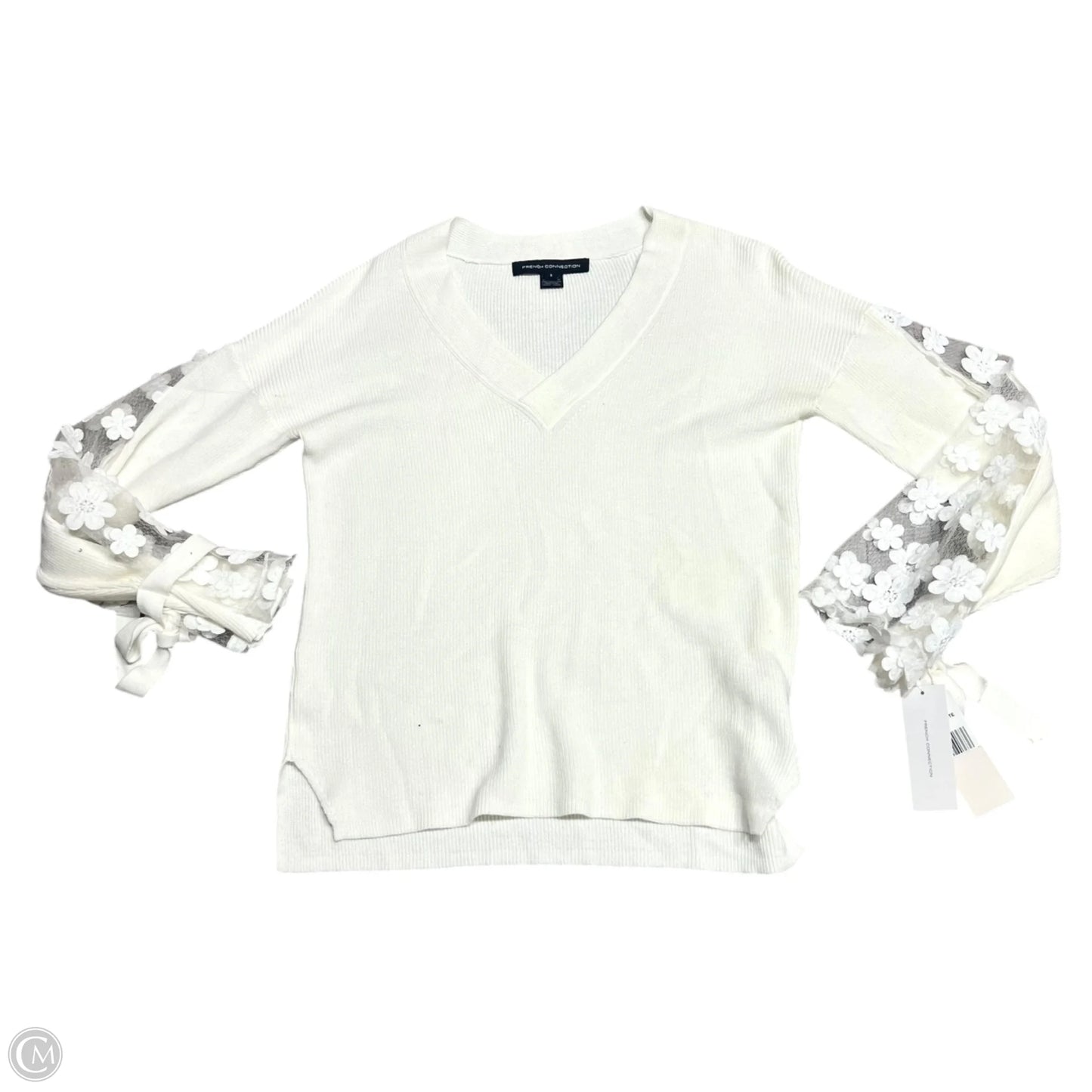 Sweater By French Connection In Cream, Size: S