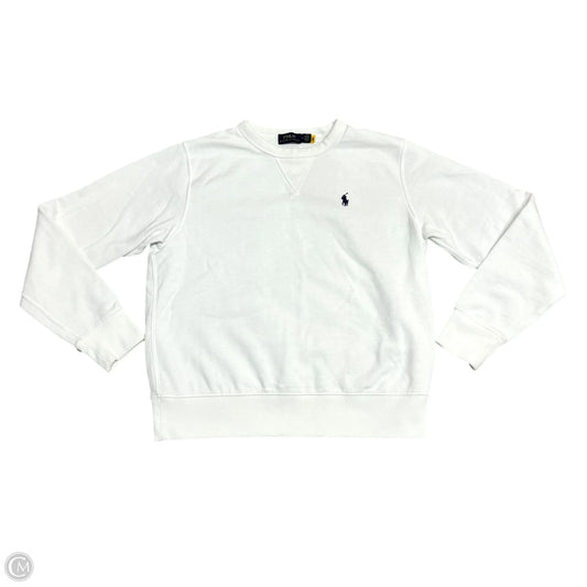 Sweatshirt Collar By Polo Ralph Lauren In White, Size: M