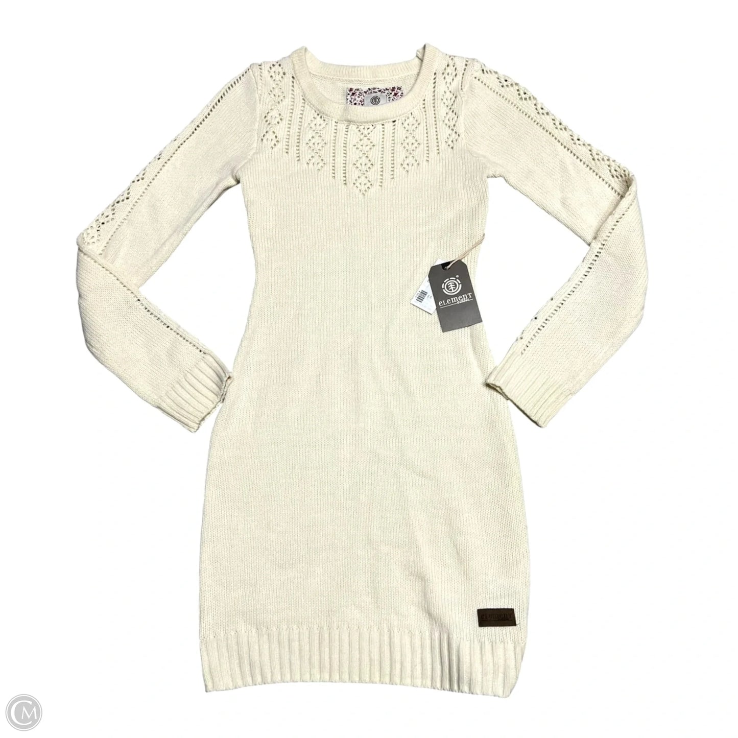 Dress Sweater By Element Eden In Cream, Size: Xs