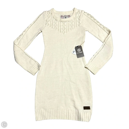 Dress Sweater By Element Eden In Cream, Size: Xs