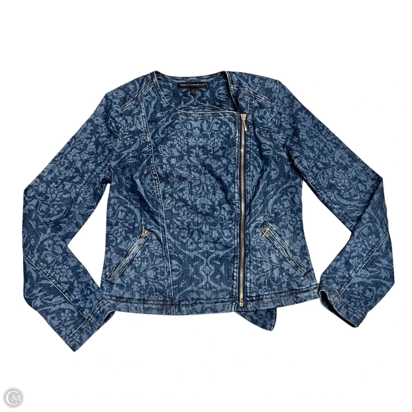 Jacket Denim By White House Black Market In Blue Denim, Size: S