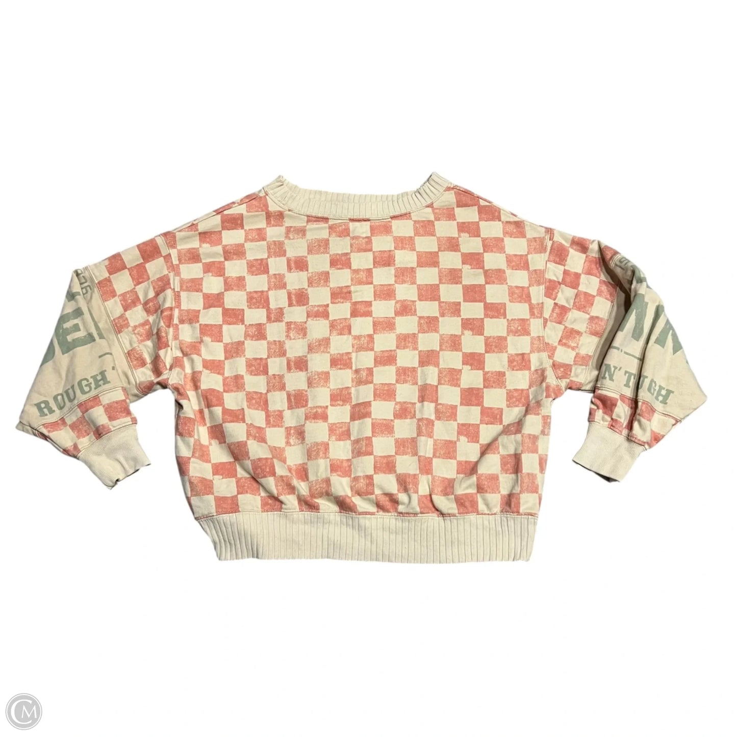 Sweatshirt Crewneck By Bdg In Cream & Orange, Size: Xs