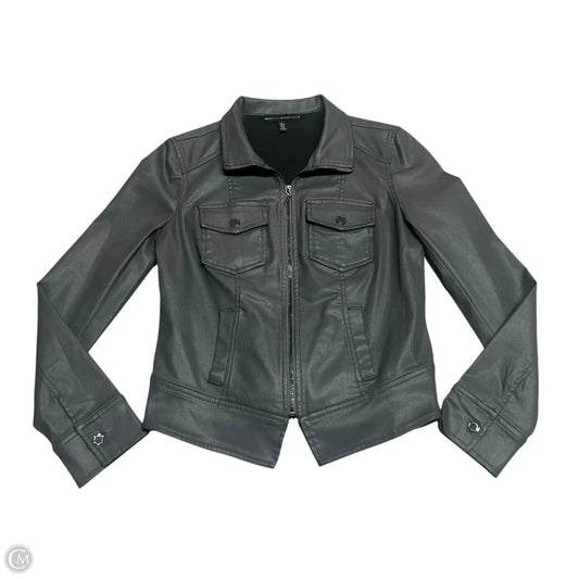 Jacket Denim By White House Black Market In Grey Denim, Size: S