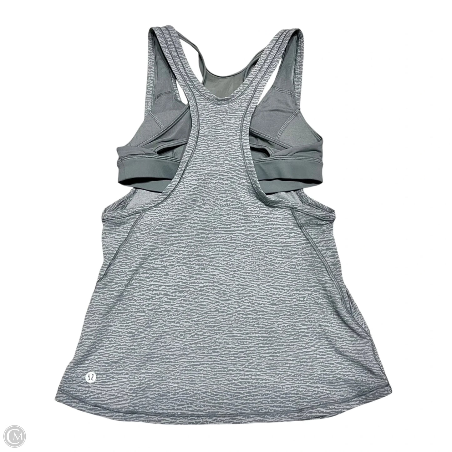 Athletic Tank Top By Lululemon In Grey, Size: S