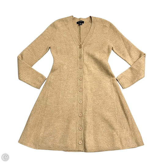 Sweater Cardigan By Club Monaco In Tan, Size: Xs