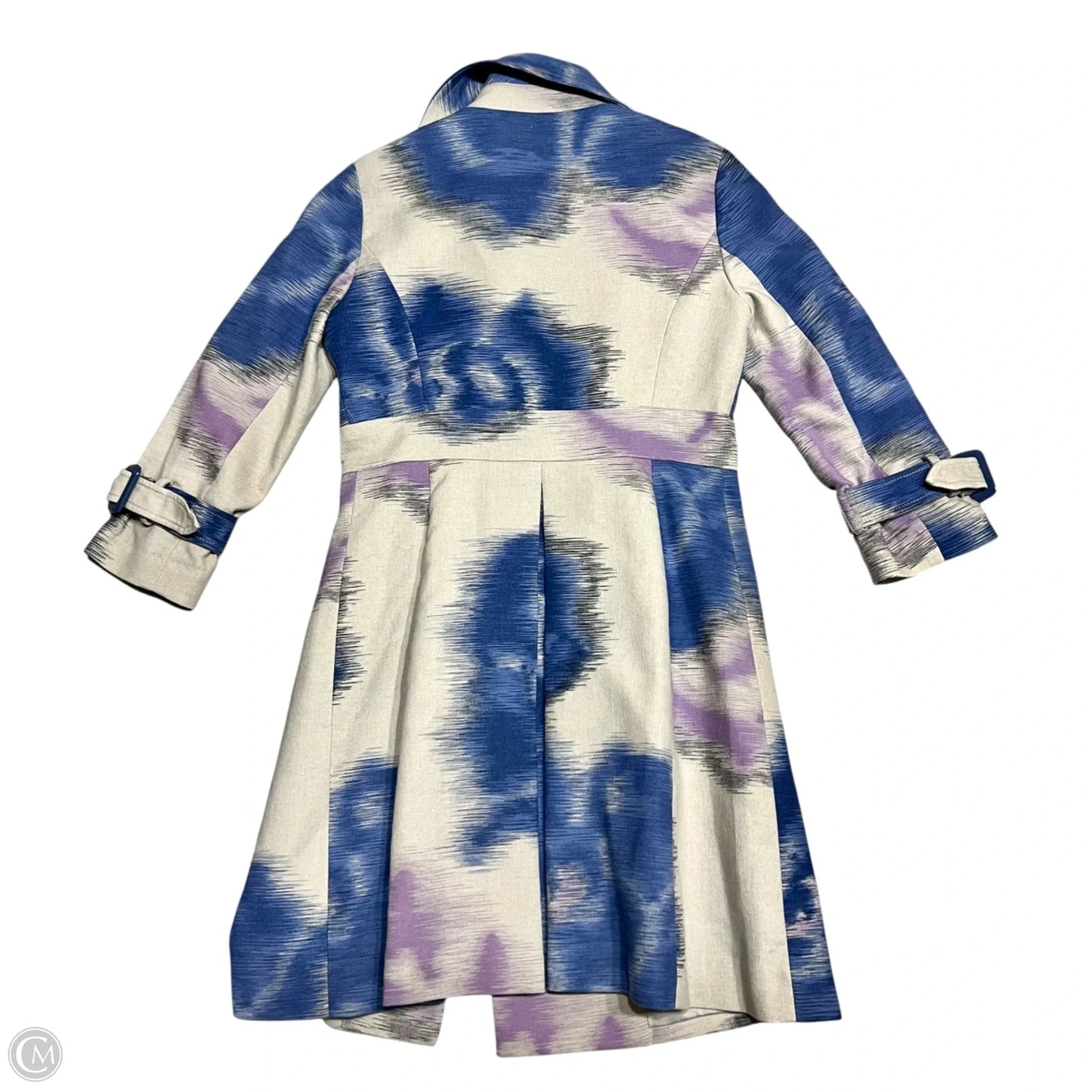 Coat Peacoat By Elevenses In Blue & Purple, Size: Xs