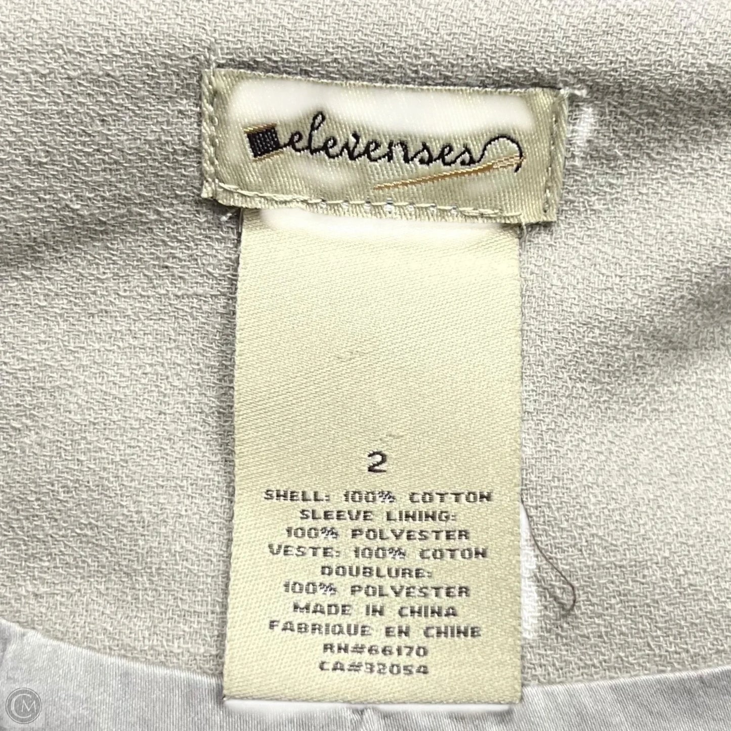 Coat Peacoat By Elevenses In Blue & Purple, Size: Xs