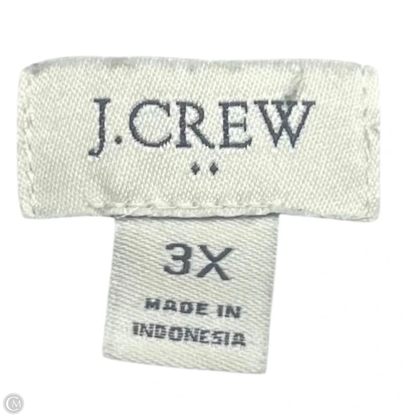 Top Long Sleeve By J. Crew In White, Size: 3x