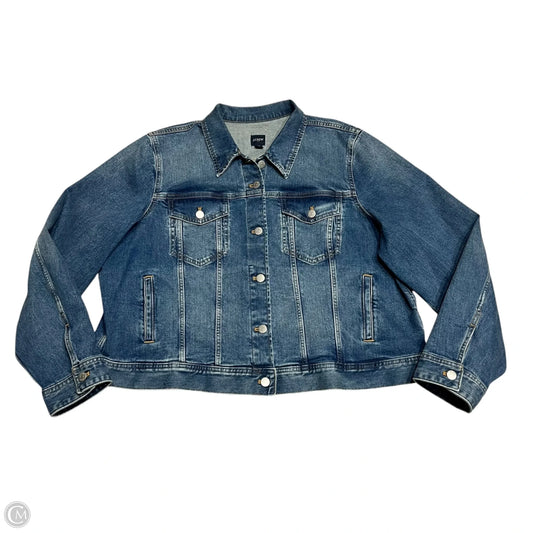 Jacket Denim By J. Crew In Blue Denim, Size: 3x
