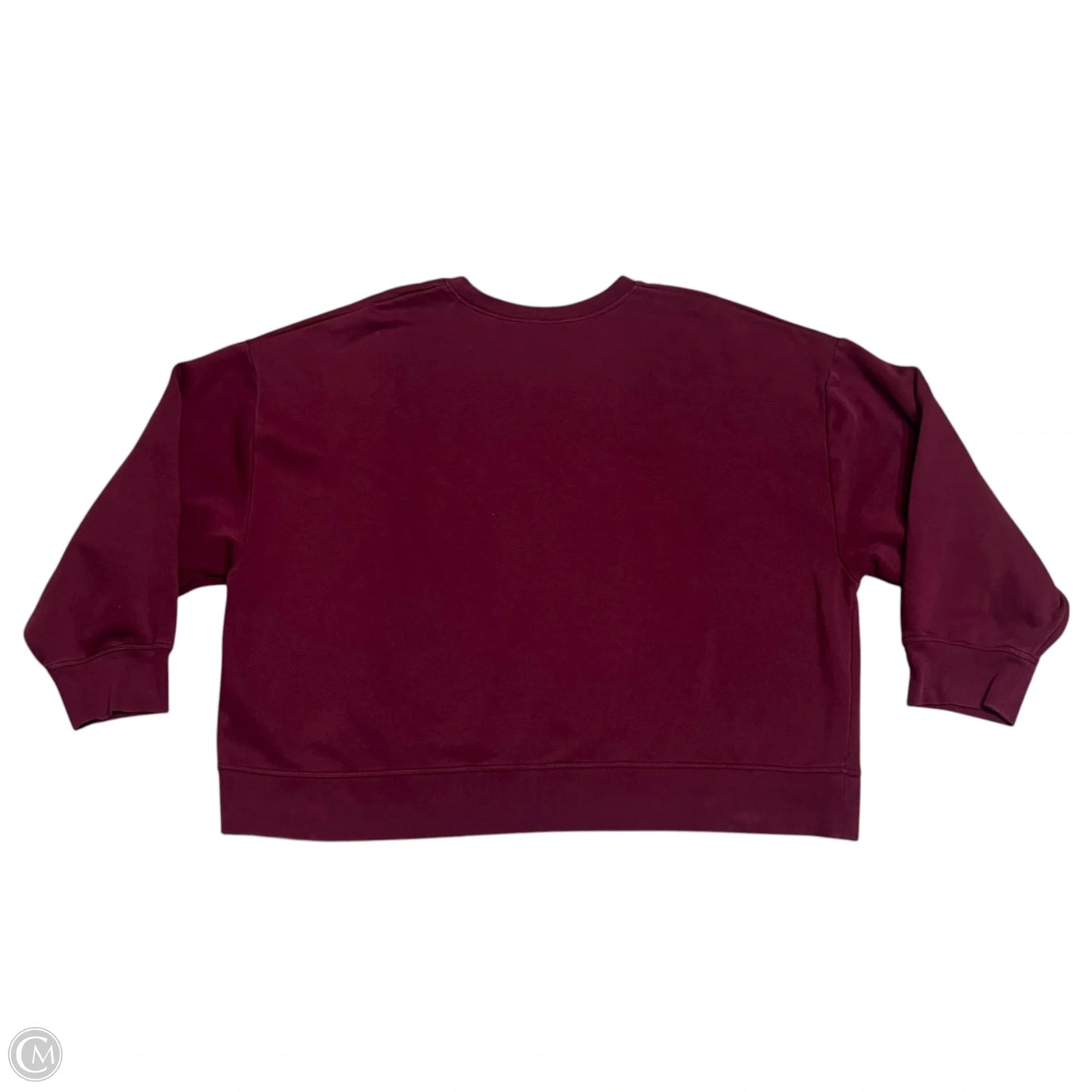 Sweatshirt Crewneck By J. Crew In Red, Size: 3x