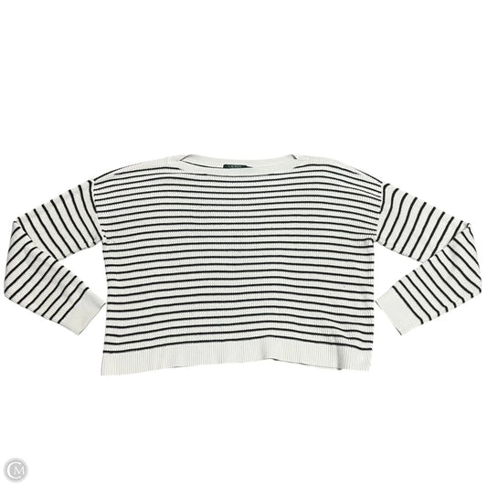 Sweater By Lauren By Ralph Lauren In Black & White, Size: Xxl