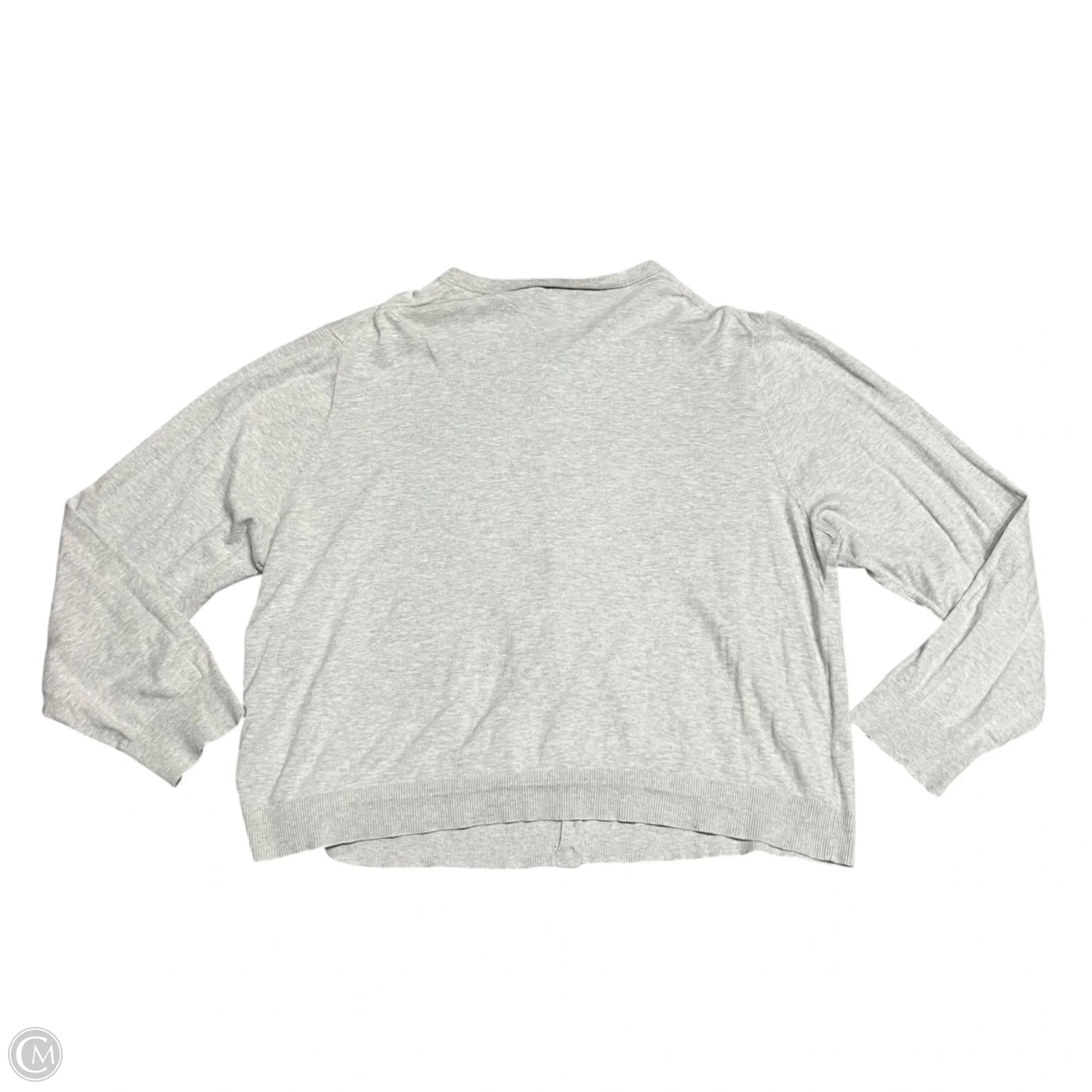 Sweater Cardigan By J. Crew In Grey, Size: 2x