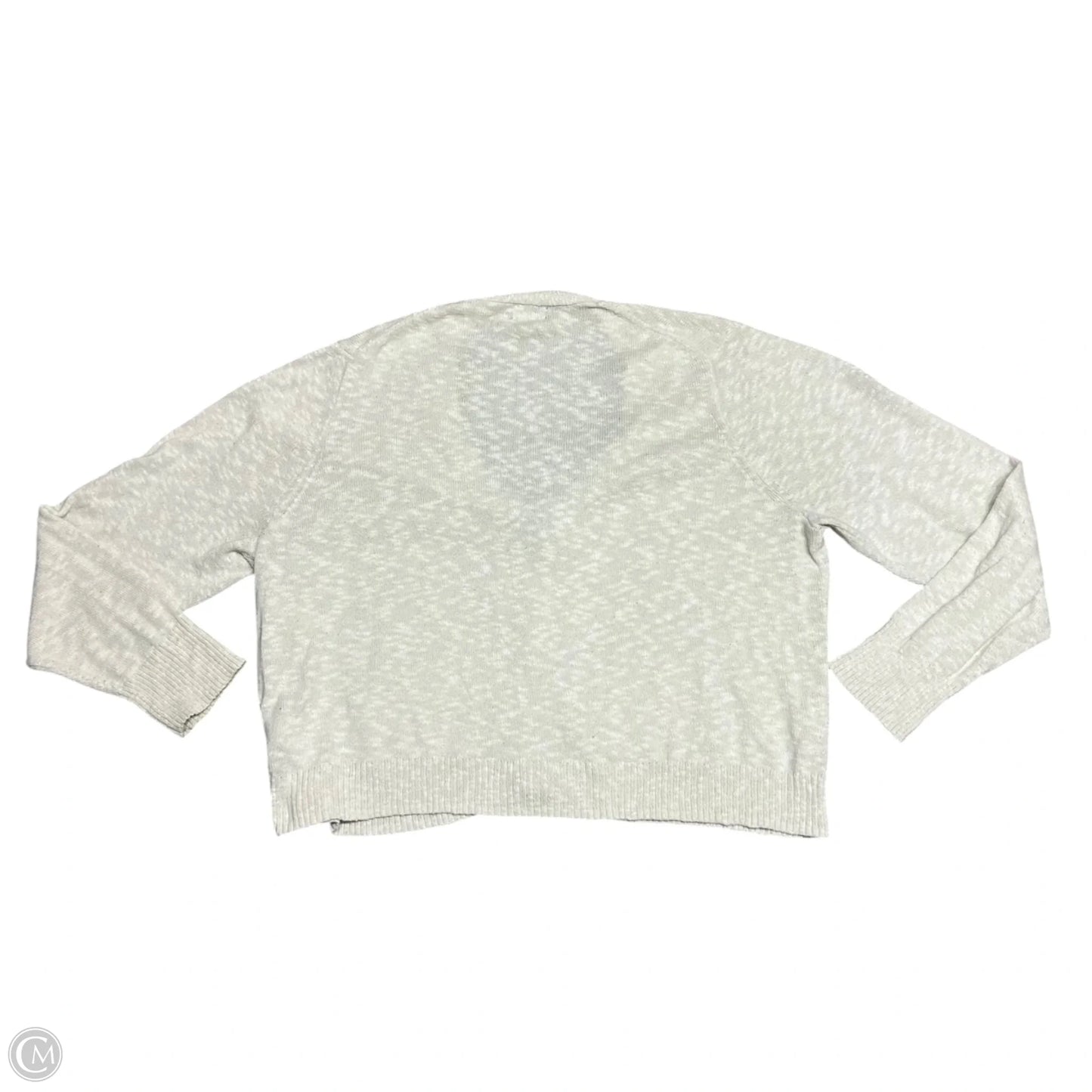 Sweater Cardigan By J. Crew In Cream, Size: 3x