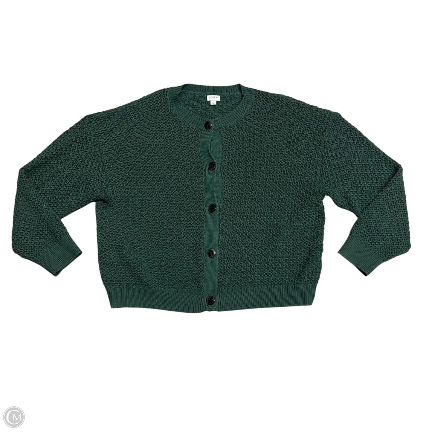 Sweater Cardigan By J. Crew In Green, Size: 3x