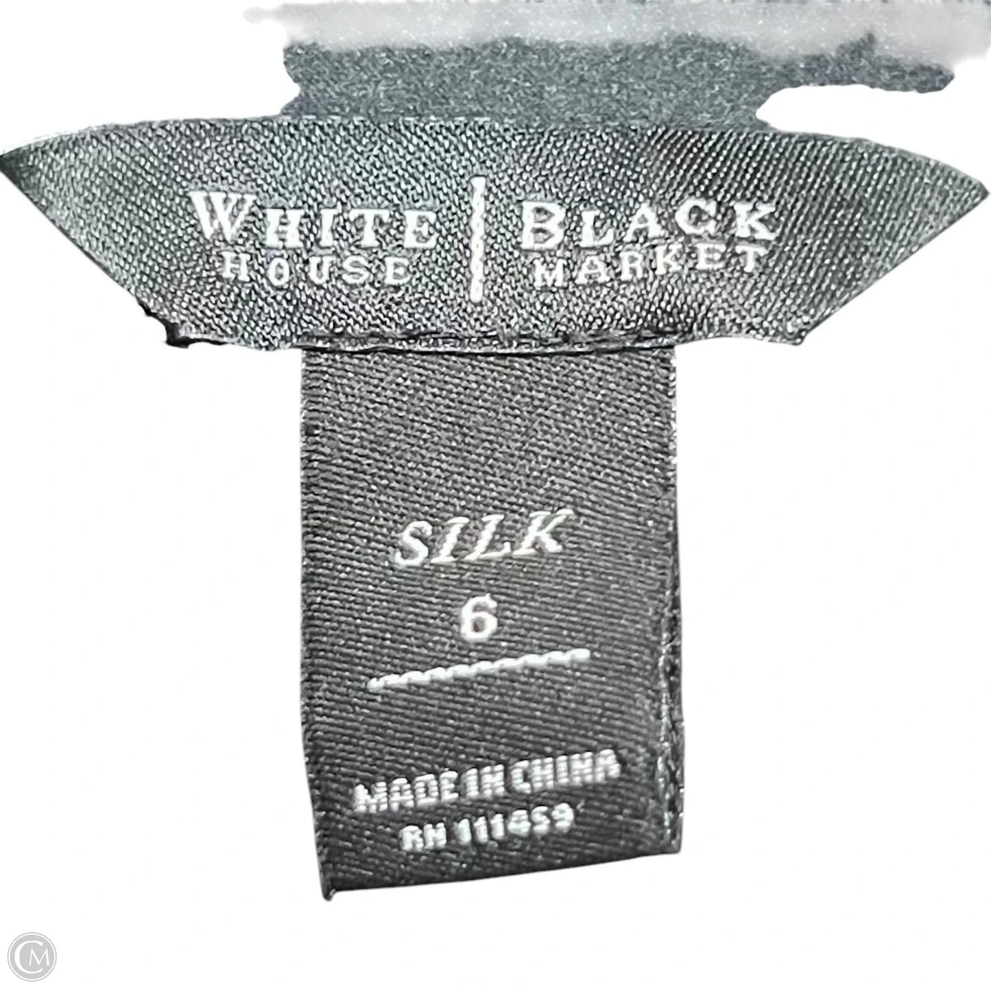 Top Long Sleeve By White House Black Market In Black, Size: S