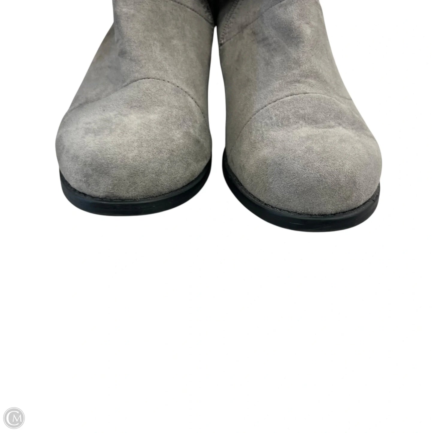 Boots Knee Heels By American Eagle In Grey, Size: 6.5
