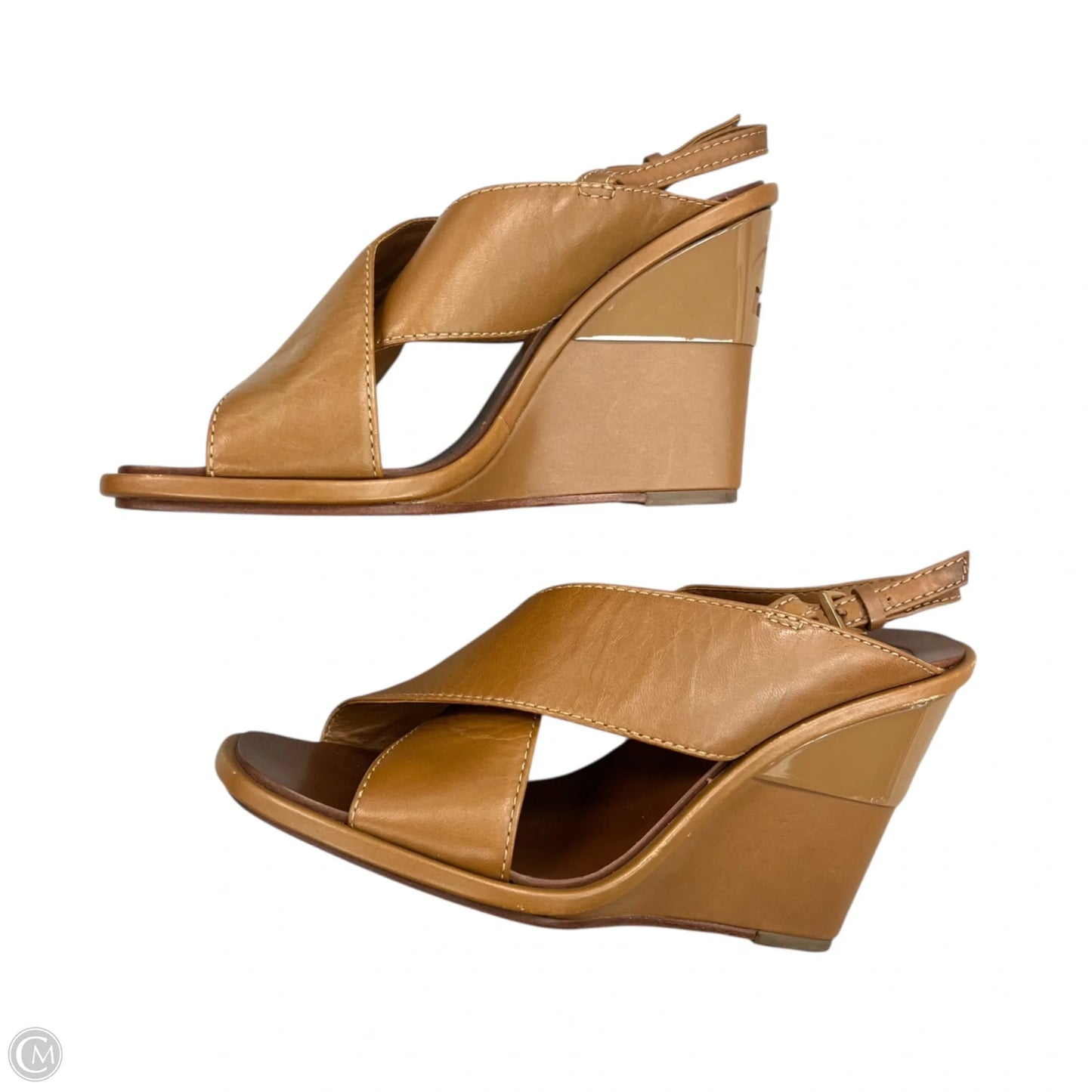 Sandals Designer By Tory Burch In Tan, Size: 6.5