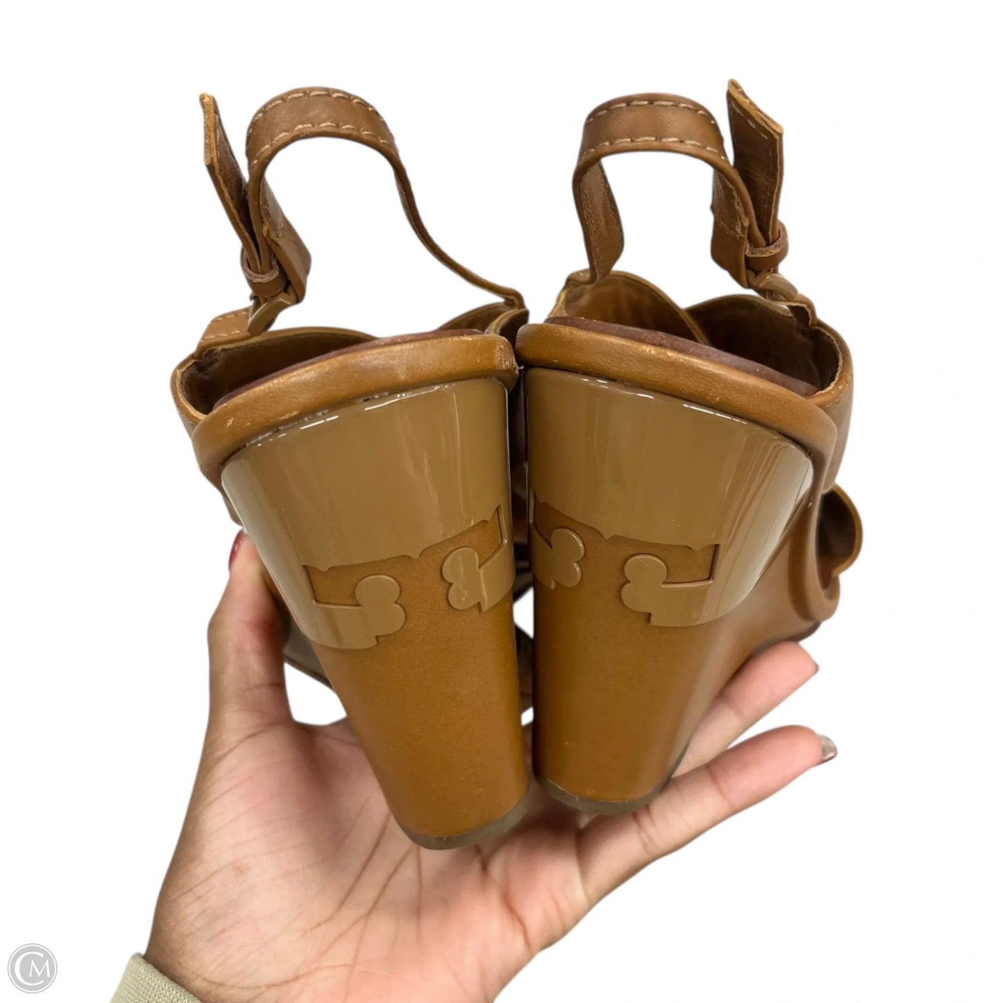 Sandals Designer By Tory Burch In Tan, Size: 6.5