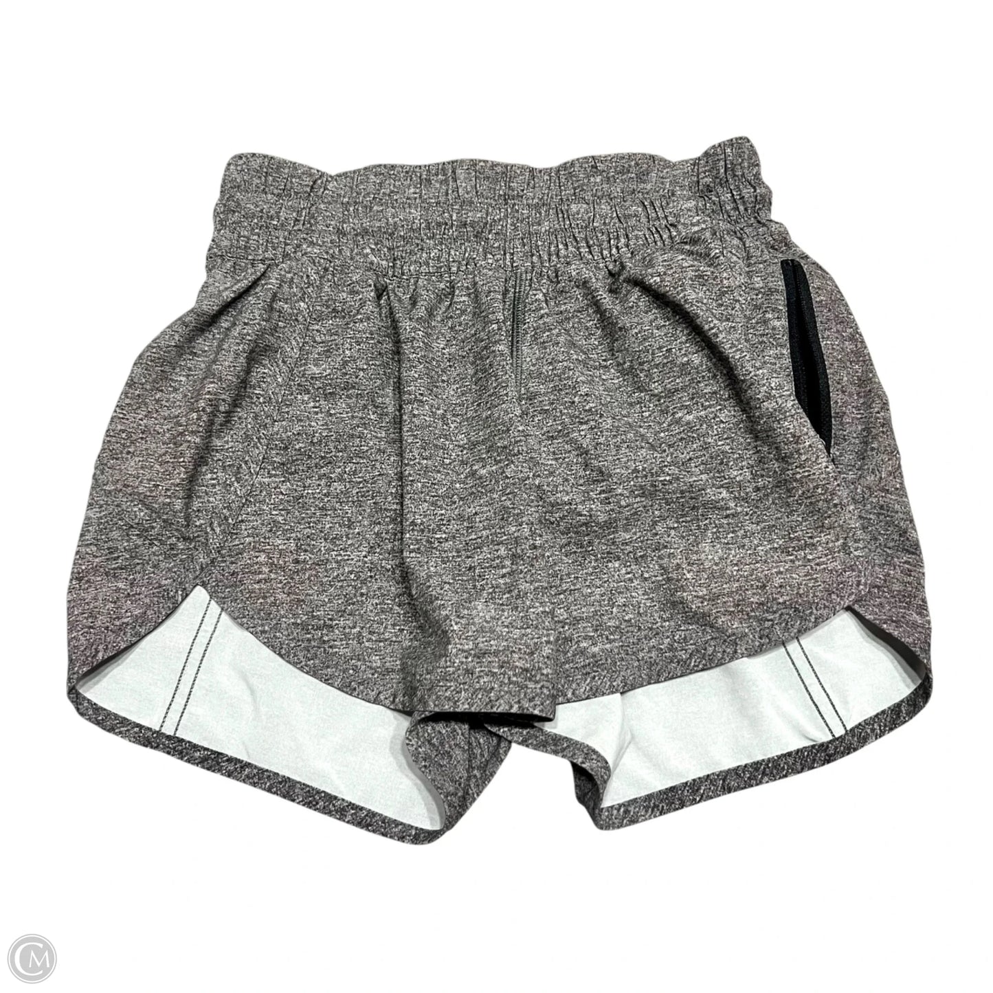 Athletic Shorts By Lululemon In Grey, Size: 4