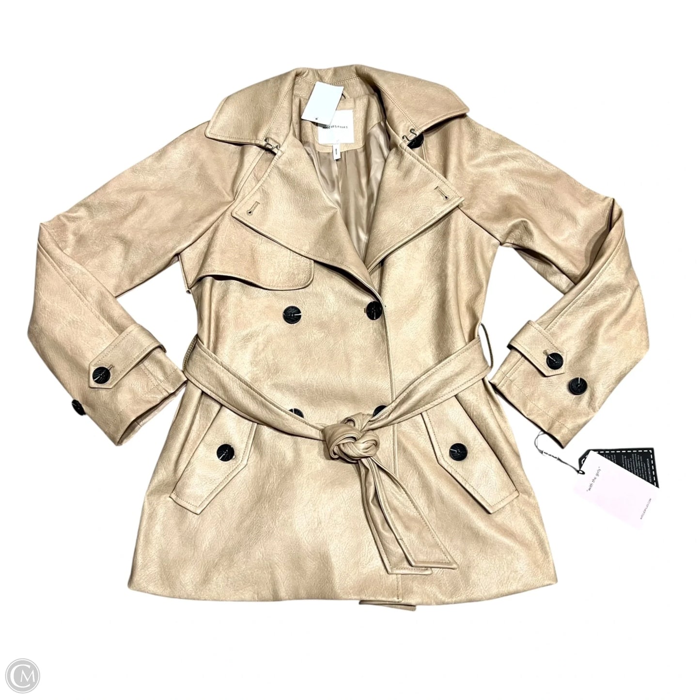 Jacket Other By Avec Les Filles In Tan, Size: S