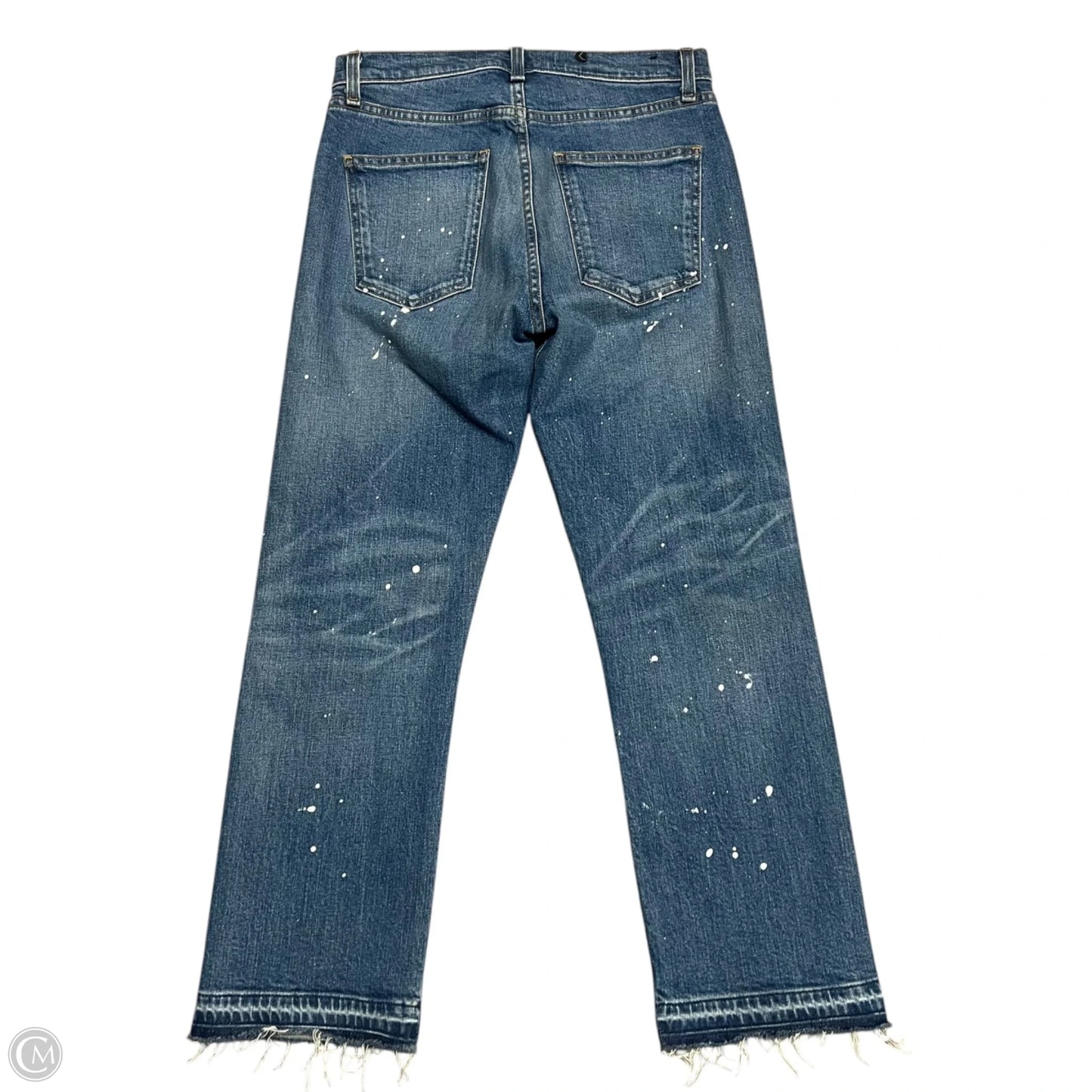 Jeans Straight By Veronica Beard In Blue Denim, Size: 4