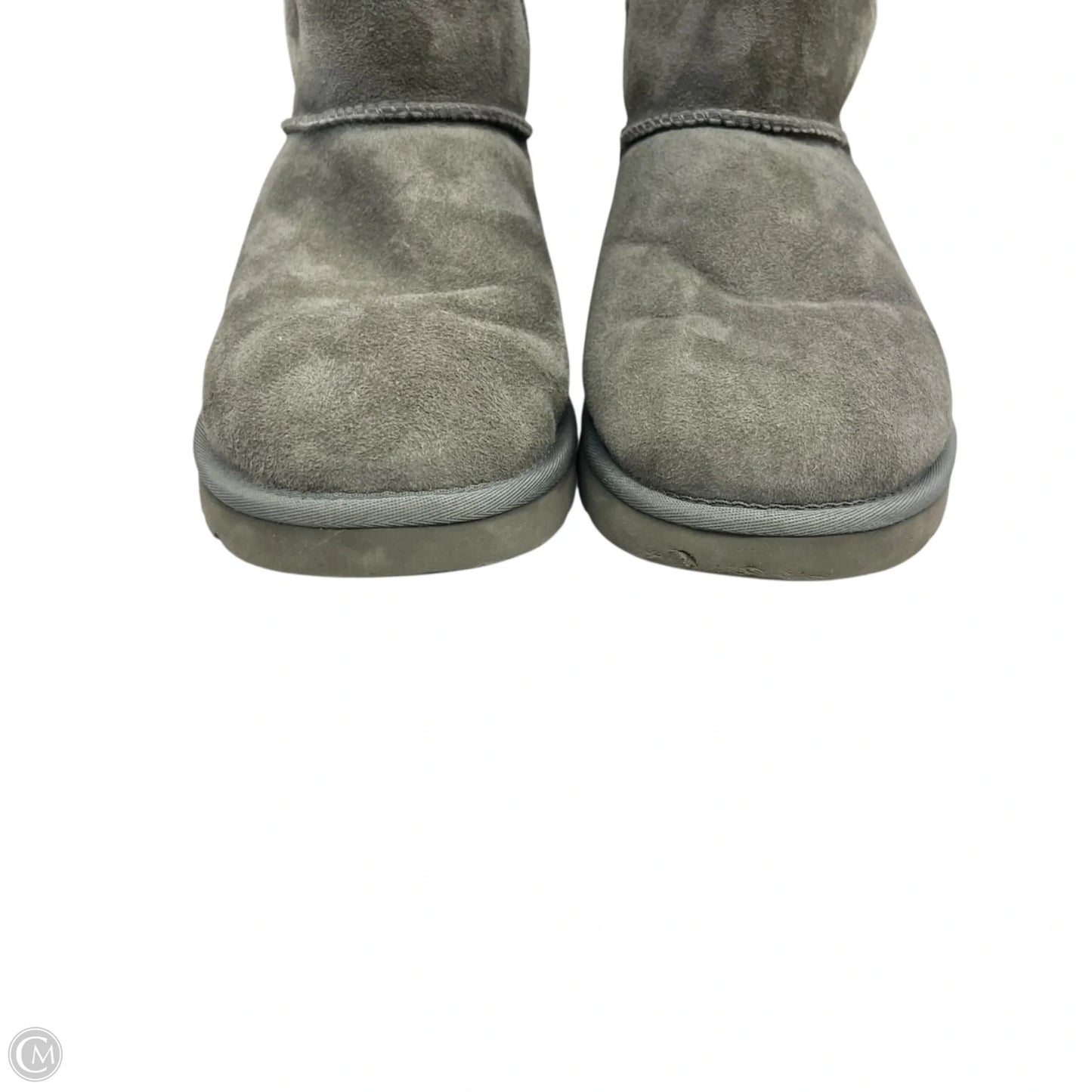 Boots Designer By Ugg In Grey, Size: 9