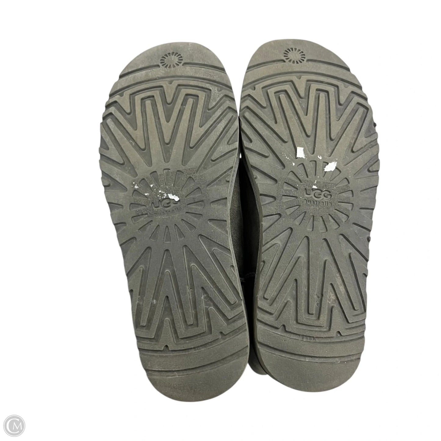 Boots Designer By Ugg In Grey, Size: 9