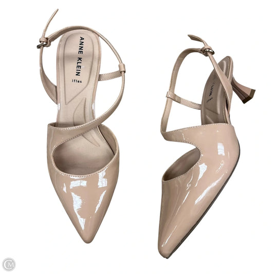 Shoes Heels Kitten By Anne Klein In Tan, Size: 9