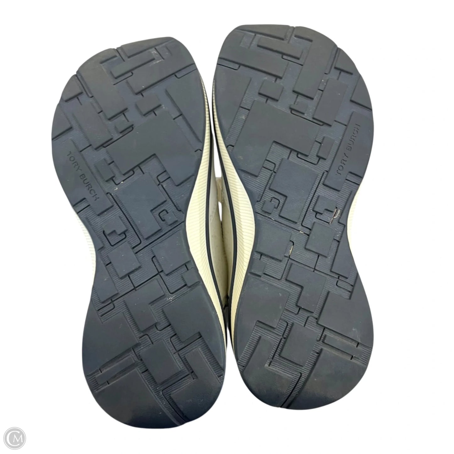 Shoes Designer By Tory Burch In Black & Cream, Size: 6.5