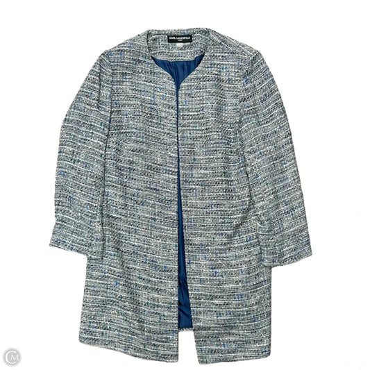 Blazer Designer By Karl Lagerfeld In Blue, Size: Xl