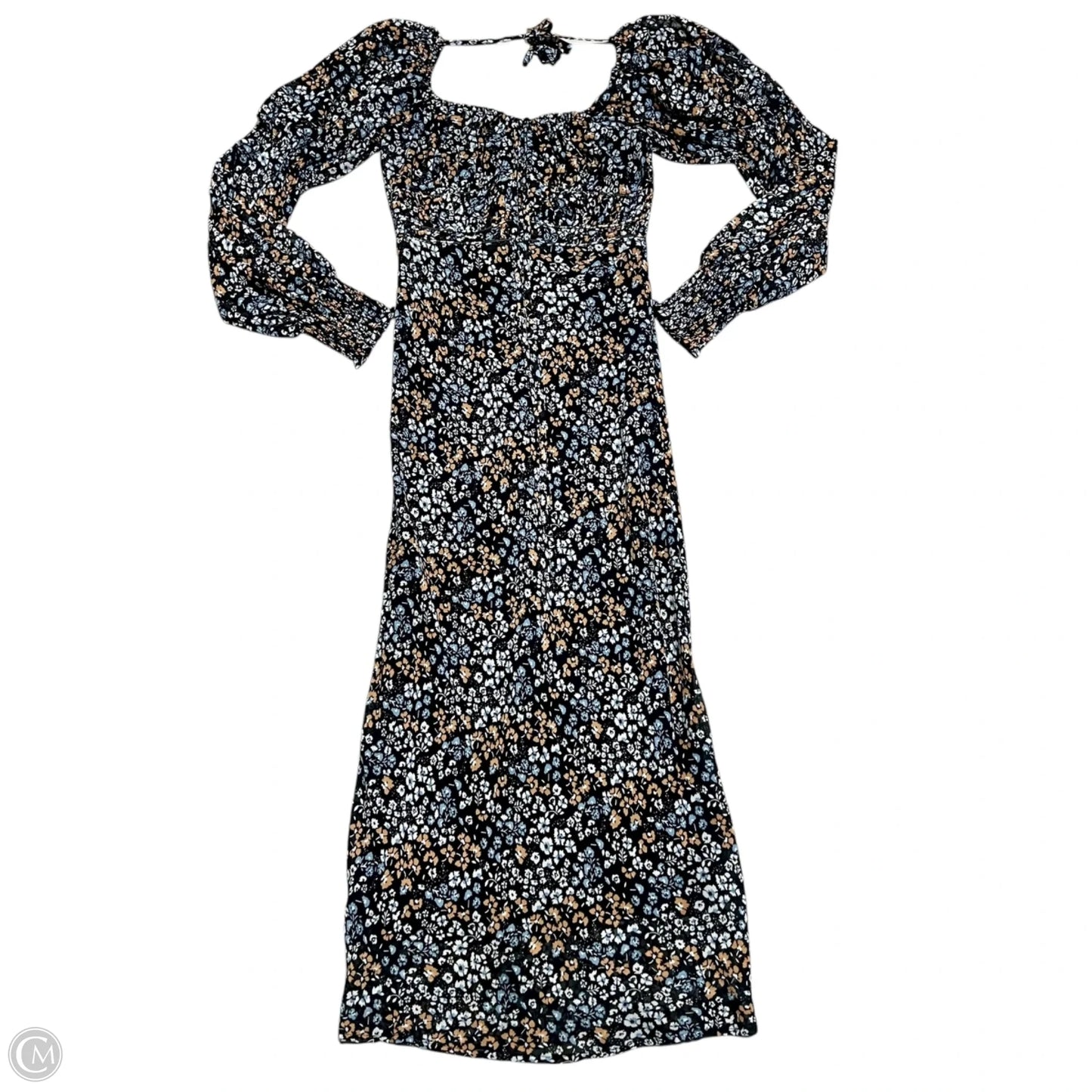 Dress Casual Maxi By Astr The Label In Blue & Orange, Size: S