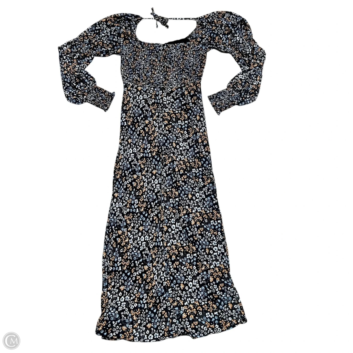 Dress Casual Maxi By Astr The Label In Blue & Orange, Size: S