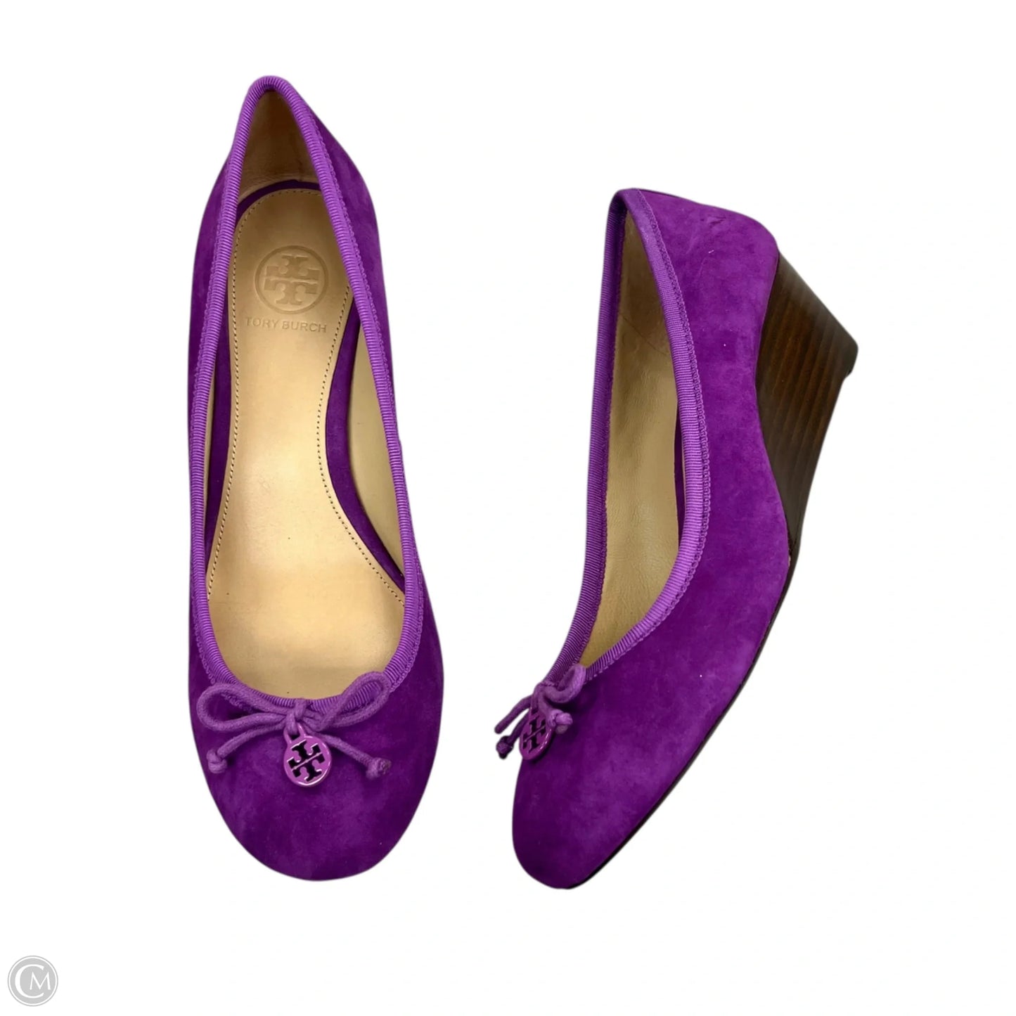 Shoes Designer By Tory Burch In Purple, Size: 7.5