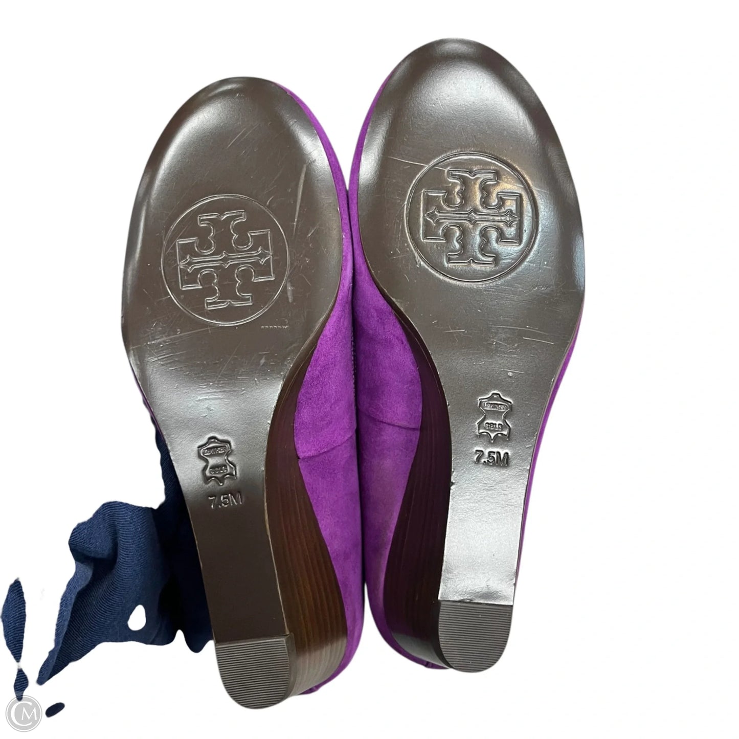 Shoes Designer By Tory Burch In Purple, Size: 7.5