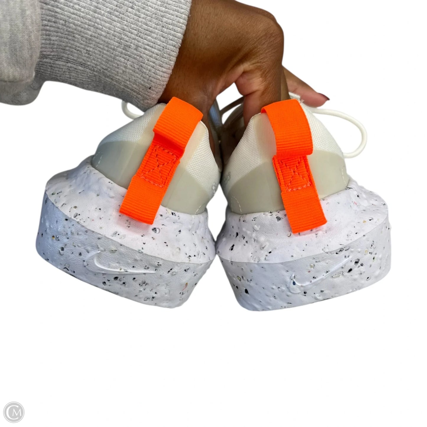 Shoes Athletic By Nike In Cream & Orange, Size: 8