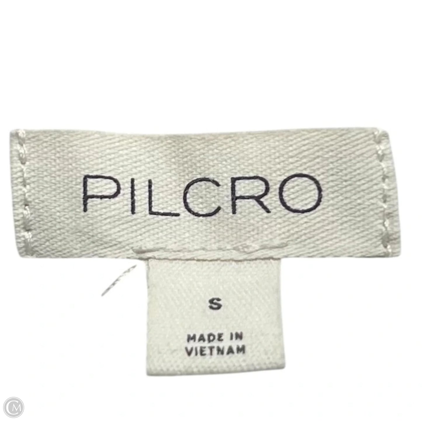 Sweatshirt Collar By Pilcro In Green & Pink, Size: S