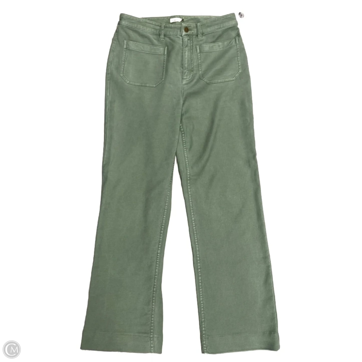 Pants Wide Leg By Faherty In Green, Size: 6