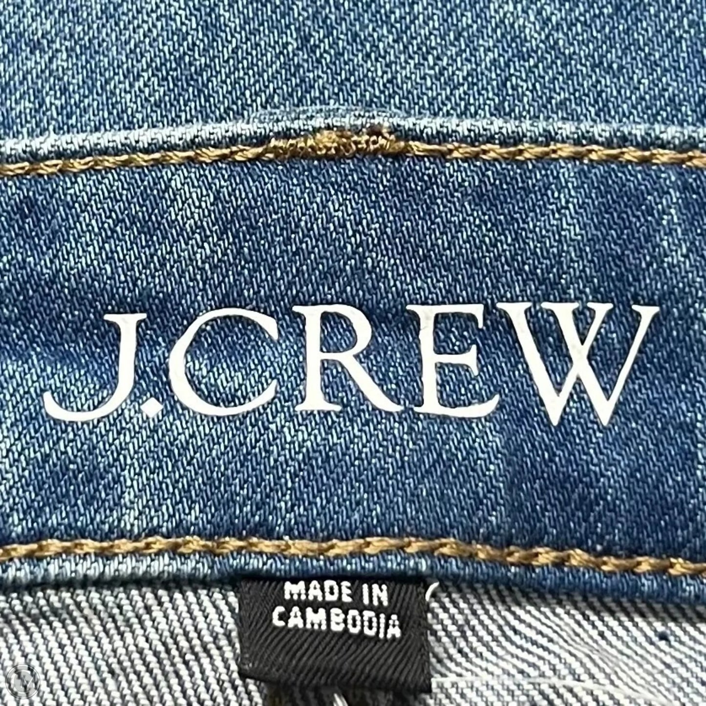Jeans Wide Leg By J. Crew In Blue Denim, Size: 14