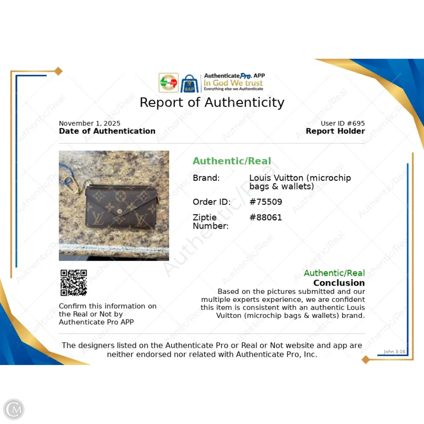 Wallet Luxury Designer By Louis Vuitton, Size: Small