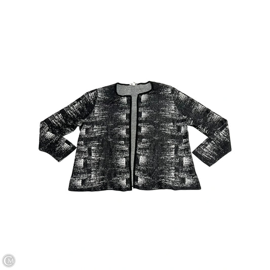 Sweater Cardigan By Eileen Fisher In Black, Size: Xl