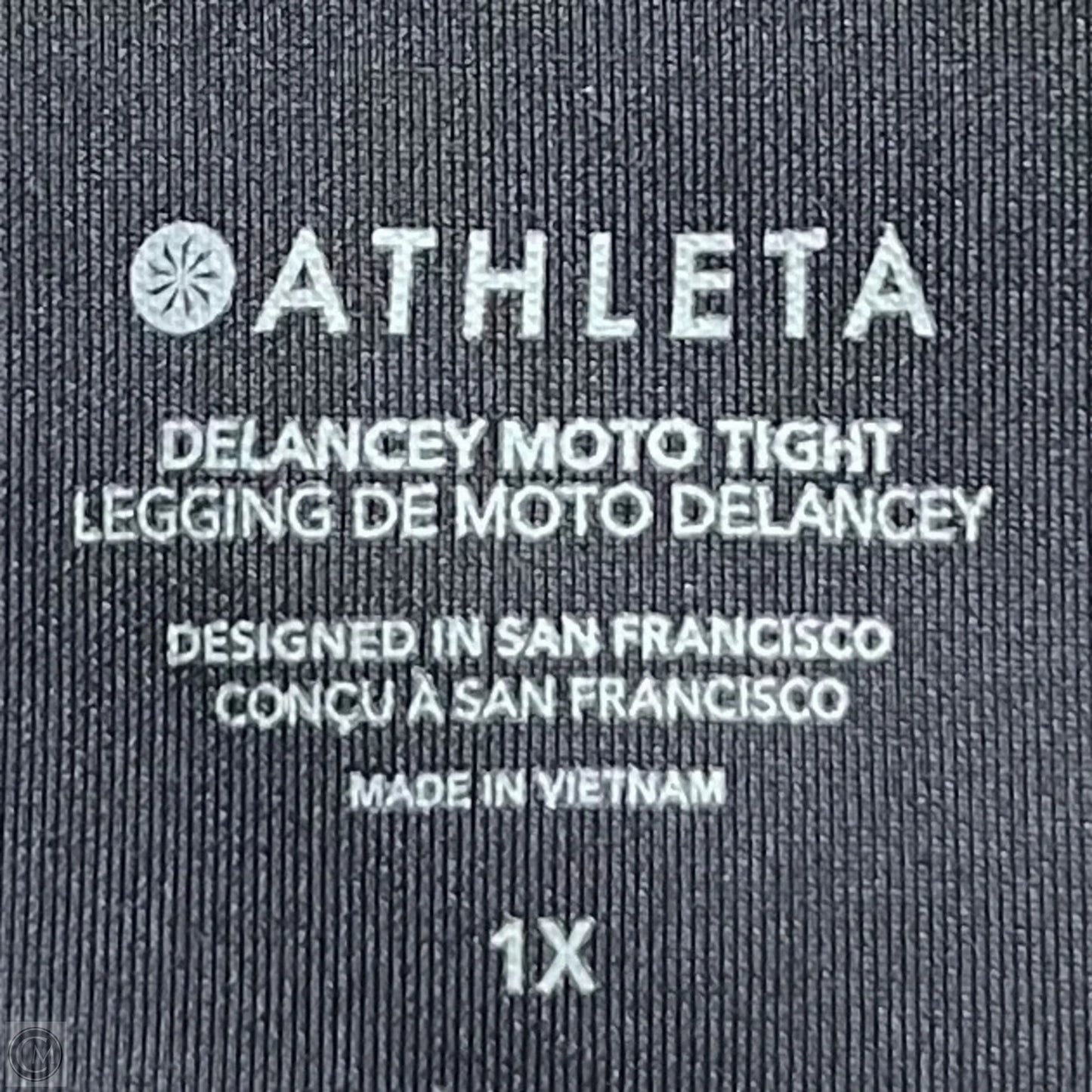 Athletic Leggings By Athleta In Black, Size: 18